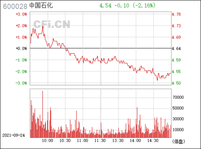 中国石化(600028)
