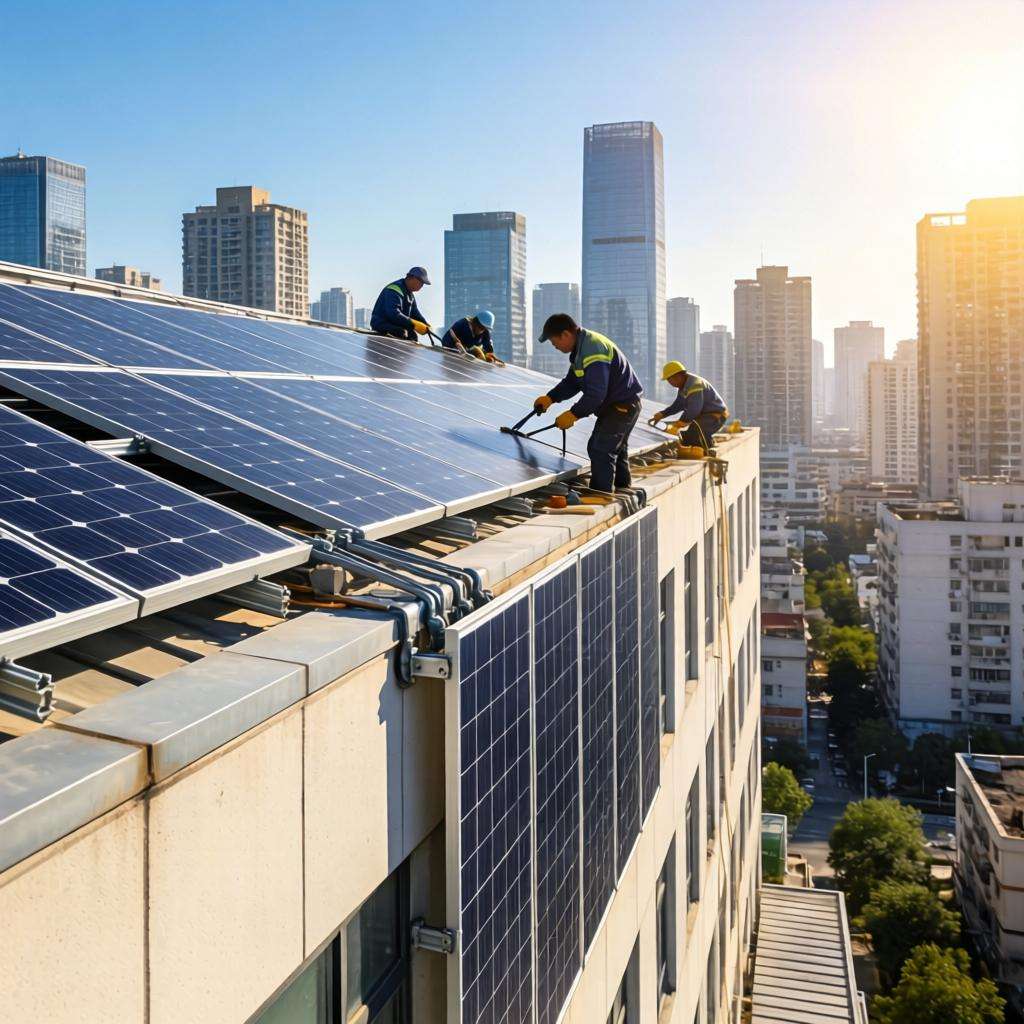 公共建筑光伏电站 公共建筑光伏电站第一张图