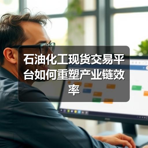 石油化工现货交易平台如何重塑产业链效率(图3) 石油化工现货交易平台如何重塑产业链效率