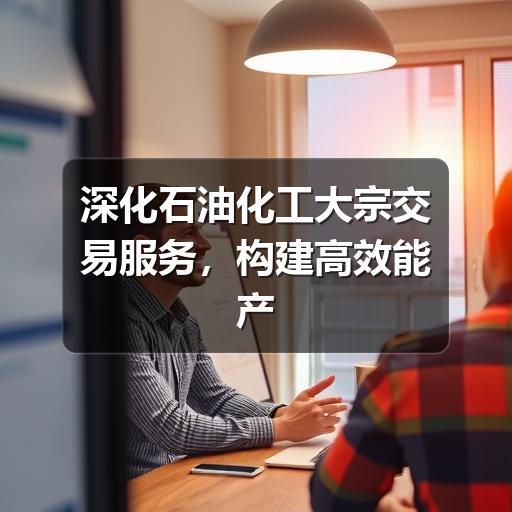 深化石油化工大宗交易服务，构建高效能产业供应链