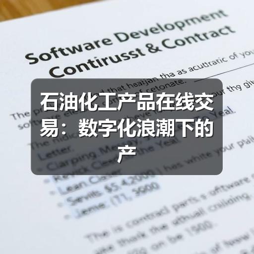 石油化工产品在线交易:数字化浪潮下的产业升级与机遇(图2) 石油化工产品在线交易:数字化浪潮下的产业升级与机遇