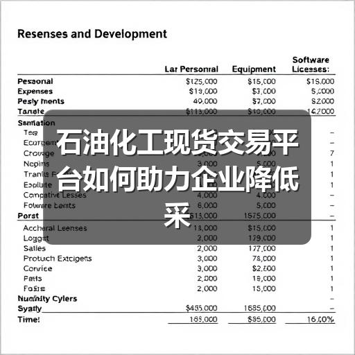 石油化工现货交易平台如何助力企业降低采购成本