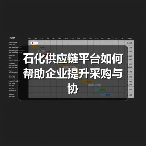 石化供应链平台如何帮助企业提升采购与协同 石化供应链平台如何帮助企业提升采购与协同