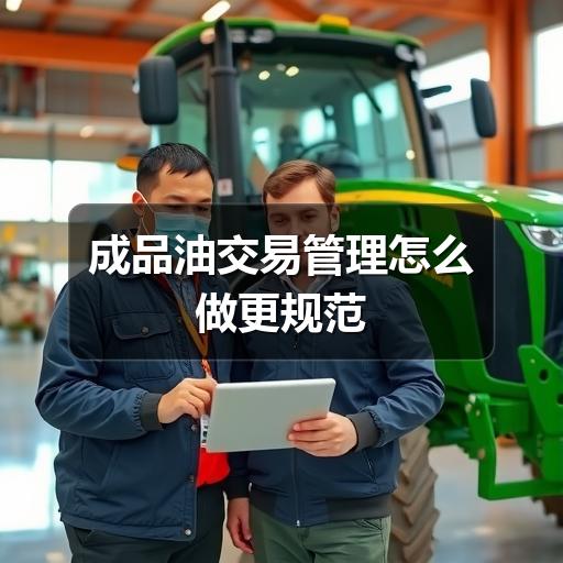 成品油交易管理怎么做更规范
