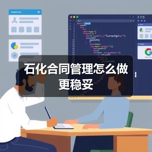 石化合同管理怎么做更稳妥