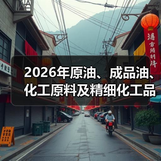 2026年原油、成品油、化工原料及精细化 2026年原油、成品油、化工原料及精细化